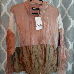 ZARA Satin Sweatsuit (Top)- New and Perfect Conditon